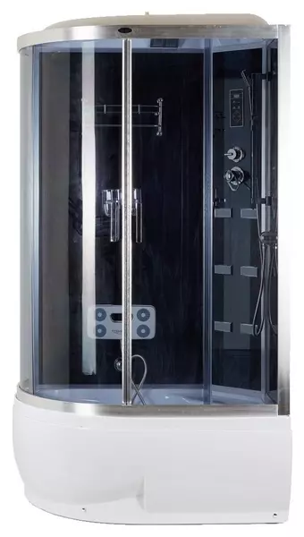 Душевая кабина «Niagara» NG-910-01R (04) 120/82 высокий поддон тонированная/чёрная с гидромассажем с электрикой правая
Душевая кабина «Niagara» NG-910-01R (04) 120/82 высокий поддон тонированная/чёрная с гидромассажем с электрикой правая