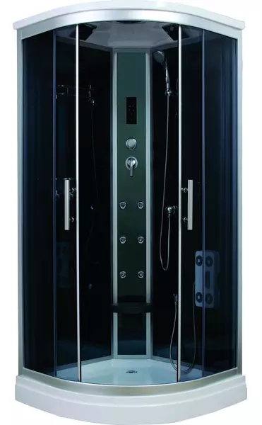 Душевая кабина «Timo» Standart T-1101 100/100 низкий поддон тонированная/чёрная-зеркальная с гидромассажем и электрикой
Душевая кабина «Timo» Standart T-1101 100/100 низкий поддон тонированная/чёрная-зеркальная с гидромассажем и электрикой