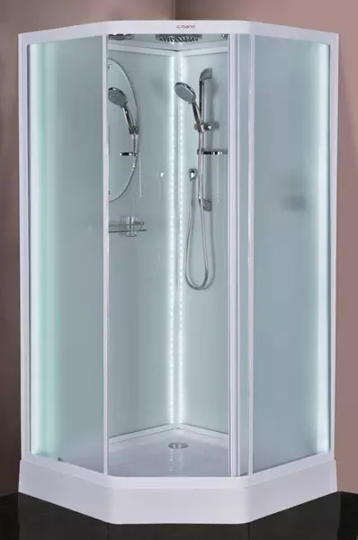 Душевая кабина «Esbano» EST-L100PR 100/100 низкий поддон матовая/белая с электрикой
Душевая кабина «Esbano» EST-L100PR 100/100 низкий поддон матовая/белая с электрикой
