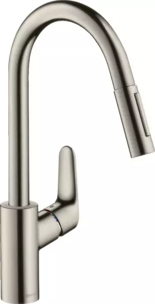 Смеситель для кухонной мойки «Hansgrohe» Focus M41 31815800 с выдвижным изливом сталь
Смеситель для кухонной мойки «Hansgrohe» Focus M41 31815800 с выдвижным изливом сталь