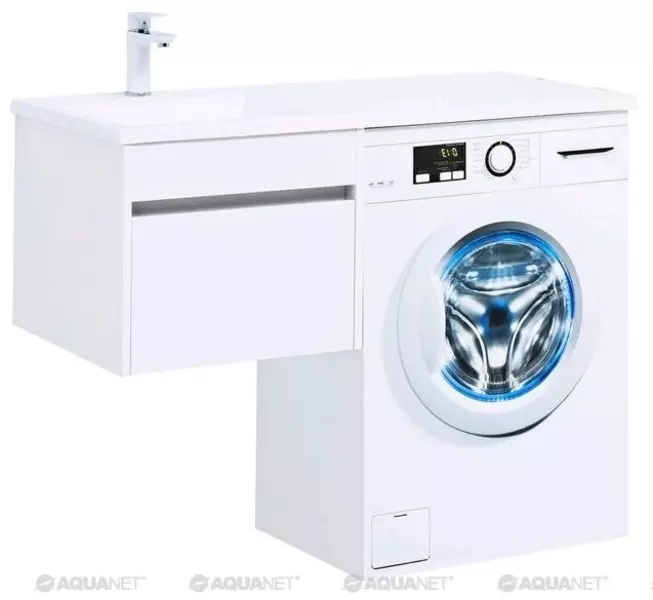 Тумба с раковиной под стиральную машину «Aquanet» Токио 110 (Даллас 110 левая) подвесная белая
Тумба с раковиной под стиральную машину «Aquanet» Токио 110 (Даллас 110 левая) подвесная белая
