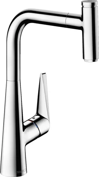 Смеситель для кухонной мойки «Hansgrohe» Talis M51 73853000 с выдвижным изливом хром
Смеситель для кухонной мойки «Hansgrohe» Talis M51 73853000 с выдвижным изливом хром
