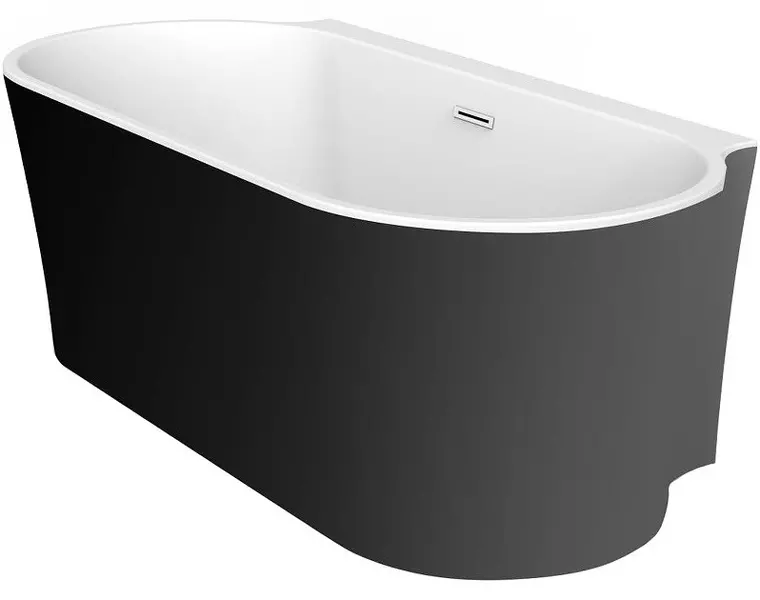 Ванна акриловая «Belbagno» BB409 170/80 с ножками с сифоном белая глянцевая/чёрная матовая
Ванна акриловая «Belbagno» BB409 170/80 с ножками с сифоном белая глянцевая/чёрная матовая