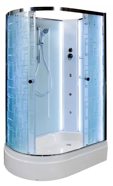Душевая кабина «Deto» EM-2712N LED 120/80 средний поддон матовая с рисунком/белая без крыши с гидромассажем с электрикой правая
Душевая кабина «Deto» EM-2712N LED 120/80 средний поддон матовая с рисунком/белая без крыши с гидромассажем с электрикой правая