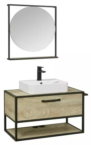 Мебель для ванной подвесная «Aquaton» Лофт Фабрик 80 со столешницей дуб Эндгрейн
Мебель для ванной подвесная «Aquaton» Лофт Фабрик 80 со столешницей дуб Эндгрейн