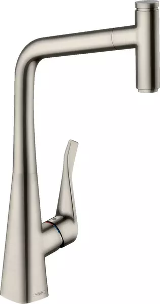 Смеситель для кухонной мойки «Hansgrohe» Metris Select M71 73803800 с выдвижным изливом сталь
Смеситель для кухонной мойки «Hansgrohe» Metris Select M71 73803800 с выдвижным изливом сталь