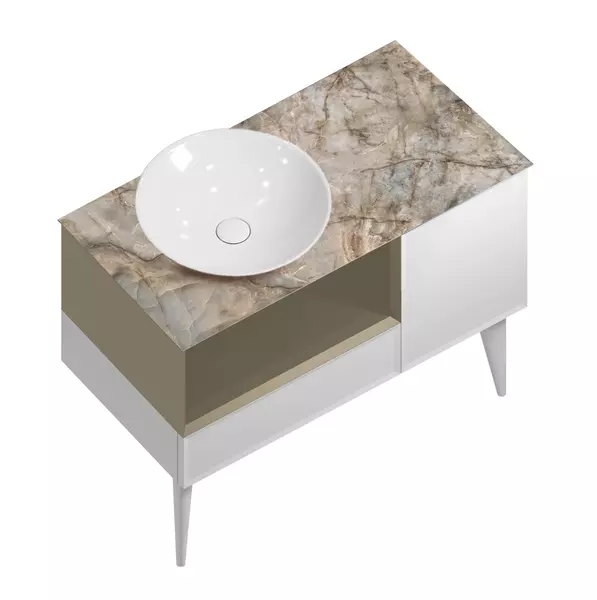 Тумба с раковиной «Kerama Marazzi» Cono 97 (Cono 97 (VT) без отверстия под смеситель) белая-лимо
Тумба с раковиной «Kerama Marazzi» Cono 97 (Cono 97 (VT) без отверстия под смеситель) белая-лимо