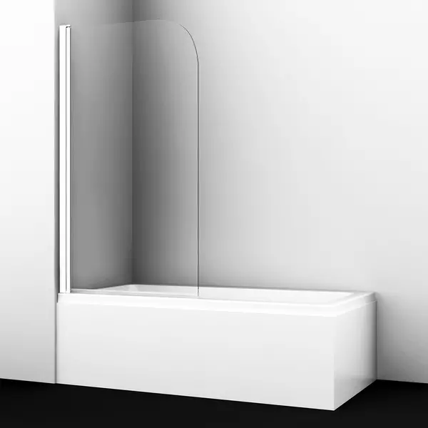 Шторка на ванну стеклянная «WasserKRAFT» Leine 35P01-80WHITE 80/140 прозрачная/белая универсальная
Шторка на ванну стеклянная «WasserKRAFT» Leine 35P01-80WHITE 80/140 прозрачная/белая универсальная