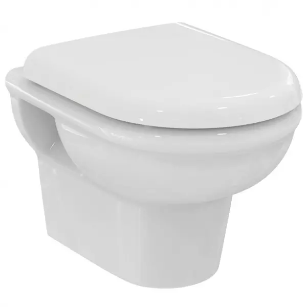 Подвесной унитаз безободковый «Ideal Standard» Exacto R002601 белый с сиденьем дюропласт с микролифтом белое
Подвесной унитаз безободковый «Ideal Standard» Exacto R002601 белый с сиденьем дюропласт с микролифтом белое