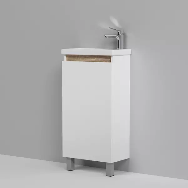 Тумба с раковиной «Am.Pm» X-Joy 45 с 1 дверцей (X-Joy 45) белый глянец/светлое дерево правая
Тумба с раковиной «Am.Pm» X-Joy 45 с 1 дверцей (X-Joy 45) белый глянец/светлое дерево правая