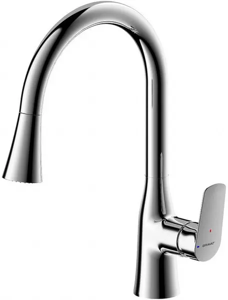 Смеситель для кухонной мойки «Bravat» Rhein F7460564CP-ENG с выдвижным изливом хром
Смеситель для кухонной мойки «Bravat» Rhein F7460564CP-ENG с выдвижным изливом хром