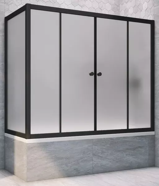 Шторка на ванну стеклянная «Vegas Glass» Z2V+ZVF Novo 150/75/140 сатин/чёрная матовая универсальная
Шторка на ванну стеклянная «Vegas Glass» Z2V+ZVF Novo 150/75/140 сатин/чёрная матовая универсальная