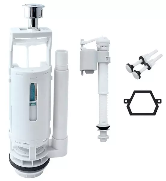 Комплект арматуры для бачка унитаза «Iddis» Optima Home F012400-02K с двойной кнопкой,с нижней подводкой хром
Комплект арматуры для бачка унитаза «Iddis» Optima Home F012400-02K с двойной кнопкой,с нижней подводкой хром