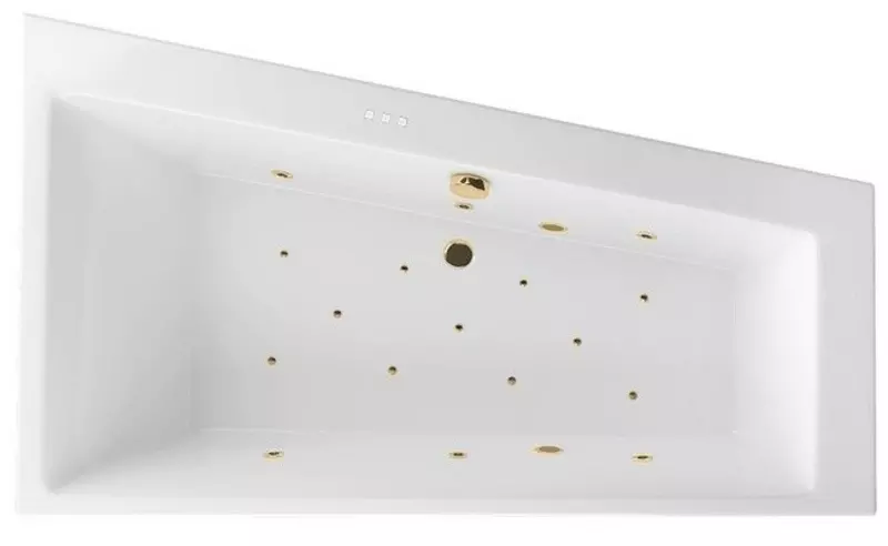 Гидромассажная ванна акриловая «Excellent» Sfera 170/100 Relax с каркасом с сифоном белая/золото правая
Гидромассажная ванна акриловая «Excellent» Sfera 170/100 Relax с каркасом с сифоном белая/золото правая