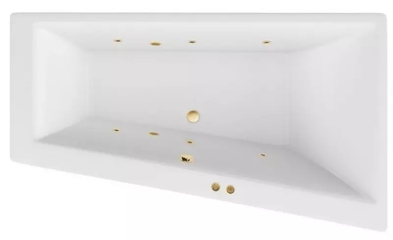 Гидромассажная ванна акриловая «Excellent» Sfera 170/100 Soft с каркасом с сифоном белая/золото правая
Гидромассажная ванна акриловая «Excellent» Sfera 170/100 Soft с каркасом с сифоном белая/золото правая