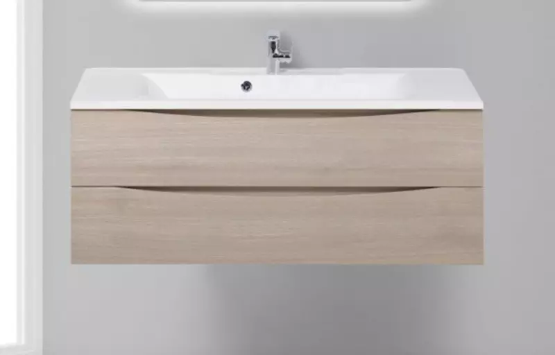 Тумба с раковиной «Belbagno» Marino 110 (BB1100/450-LV-MR-PR 110/45) подвесная Rovere Grigio
Тумба с раковиной «Belbagno» Marino 110 (BB1100/450-LV-MR-PR 110/45) подвесная Rovere Grigio