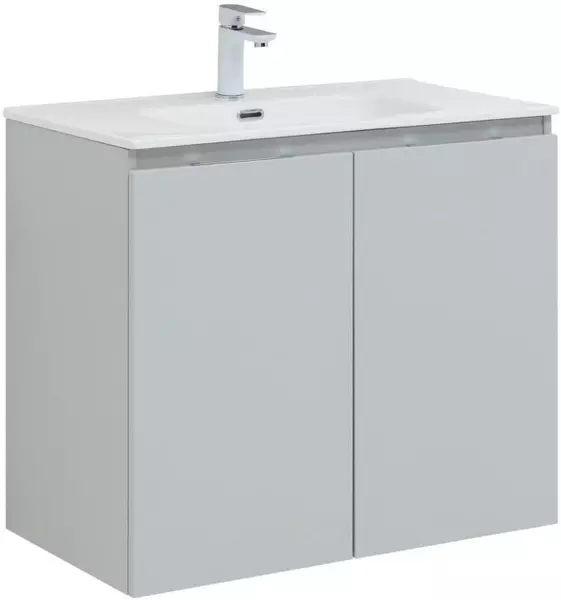 Тумба с раковиной «Aquanet» Алвита new 80 с 2 дверцами (Flat 80) подвесная серая матовая
Тумба с раковиной «Aquanet» Алвита new 80 с 2 дверцами (Flat 80) подвесная серая матовая