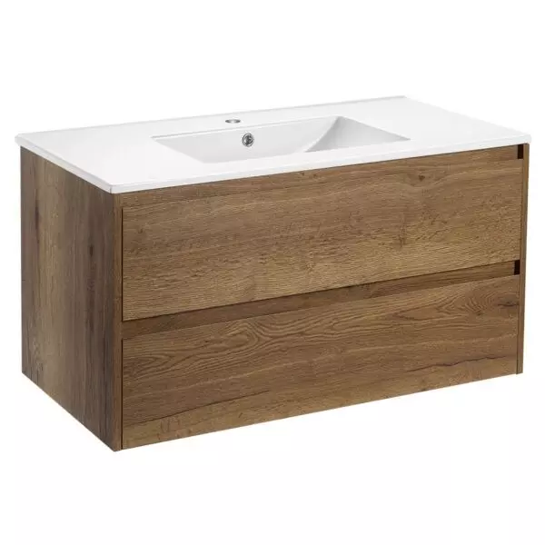 Тумба с раковиной «Vincea» Gio 100 с 2 ящиками (VBS-13100 100 белая) подвесная T.Oak
Тумба с раковиной «Vincea» Gio 100 с 2 ящиками (VBS-13100 100 белая) подвесная T.Oak