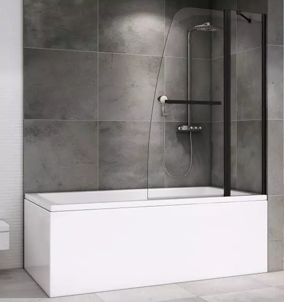 Шторка на ванну стеклянная «Abber» Ewiges Wasser AG50100B 100/140 прозрачная/чёрная универсальная
Шторка на ванну стеклянная «Abber» Ewiges Wasser AG50100B 100/140 прозрачная/чёрная универсальная