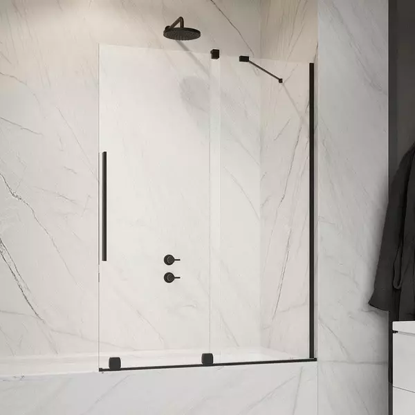 Шторка на ванну стеклянная «Radaway» Furo PND II Black 120/150 прозрачная/чёрная правая
Шторка на ванну стеклянная «Radaway» Furo PND II Black 120/150 прозрачная/чёрная правая