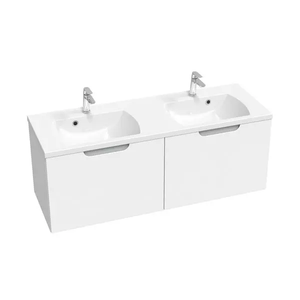 Тумба с раковиной «Ravak» SD Classic II 130 (Classic II XJX01113000 130/45 двойная) подвесная белая/серая
Тумба с раковиной «Ravak» SD Classic II 130 (Classic II XJX01113000 130/45 двойная) подвесная белая/серая