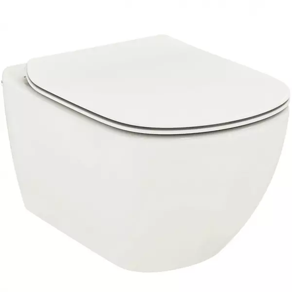 Подвесной унитаз безободковый «Ideal Standard» Tesi Silk White T0079V1/T3527V1 белый с сиденьем дюропласт с микролифтом белое
Подвесной унитаз безободковый «Ideal Standard» Tesi Silk White T0079V1/T3527V1 белый с сиденьем дюропласт с микролифтом белое