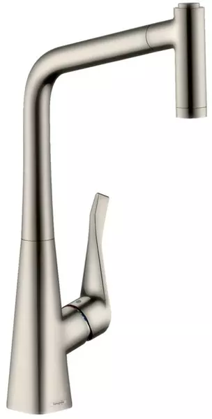 Смеситель для кухонной мойки «Hansgrohe» Metris M71 14780800 с выдвижным изливом сталь
Смеситель для кухонной мойки «Hansgrohe» Metris M71 14780800 с выдвижным изливом сталь