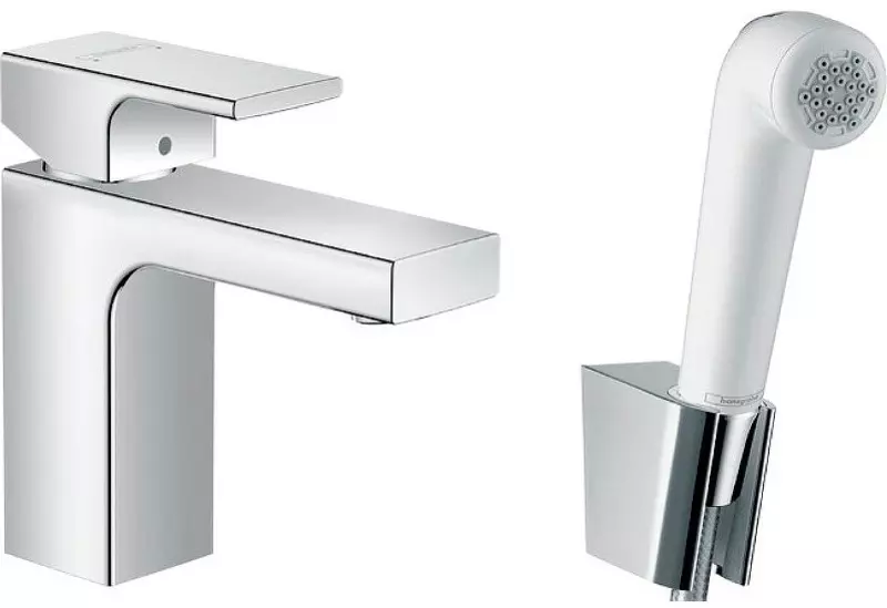 Смеситель для раковины с гигиеническим душем «Hansgrohe» Vernis Shape 71216000 хром
Смеситель для раковины с гигиеническим душем «Hansgrohe» Vernis Shape 71216000 хром