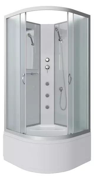 Душевая кабина «Niagara» NG-2308-14BKG 90/90 высокий поддон матовая/белая без крыши с гидромассажем
Душевая кабина «Niagara» NG-2308-14BKG 90/90 высокий поддон матовая/белая без крыши с гидромассажем