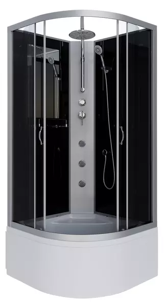 Душевая кабина «Niagara» NG-2507-14BKTG 80/80 высокий поддон тонированная/чёрная без крыши с гидромассажем
Душевая кабина «Niagara» NG-2507-14BKTG 80/80 высокий поддон тонированная/чёрная без крыши с гидромассажем
