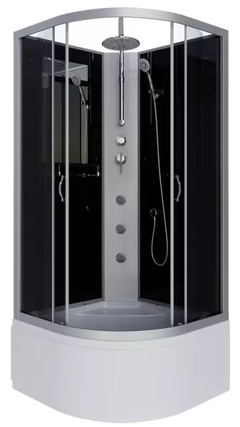 Душевая кабина «Niagara» NG-2508-14BKTG 90/90 высокий поддон тонированная/чёрная без крыши с гидромассажем
Душевая кабина «Niagara» NG-2508-14BKTG 90/90 высокий поддон тонированная/чёрная без крыши с гидромассажем