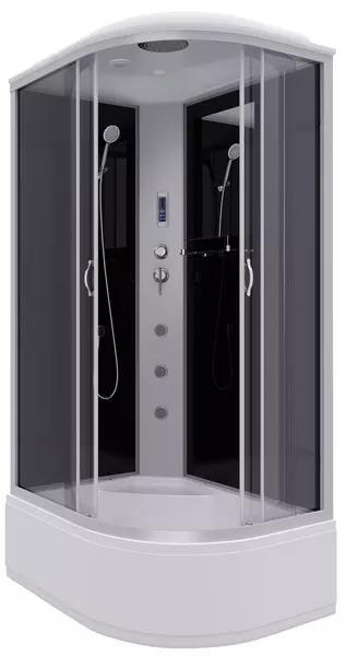 Душевая кабина «Niagara» NG-2510-14LF 120/80 высокий поддон тонированная/чёрная с гидромассажем с электрикой левая
Душевая кабина «Niagara» NG-2510-14LF 120/80 высокий поддон тонированная/чёрная с гидромассажем с электрикой левая