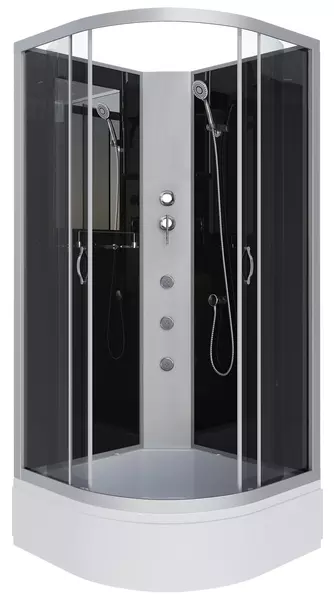 Душевая кабина «Niagara» NG-3502-14BKG 100/100 средний поддон тонированная/чёрная без крыши с гидромассажем
Душевая кабина «Niagara» NG-3502-14BKG 100/100 средний поддон тонированная/чёрная без крыши с гидромассажем