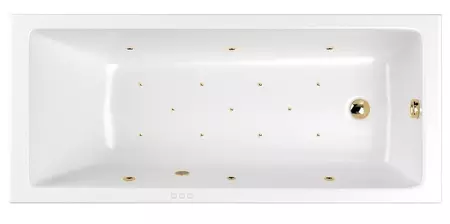 Гидромассажная ванна акриловая «Whitecross» Wave Slim 170/75 Relax с каркасом с сифоном белая/золото
Гидромассажная ванна акриловая «Whitecross» Wave Slim 170/75 Relax с каркасом с сифоном белая/золото