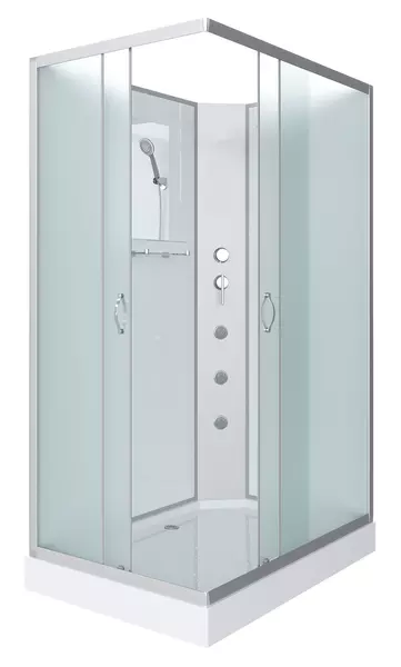 Душевая кабина «Niagara» NG-43085-14QBKG 100/80 низкий поддон матовая/белая без крыши с гидромассажем
Душевая кабина «Niagara» NG-43085-14QBKG 100/80 низкий поддон матовая/белая без крыши с гидромассажем
