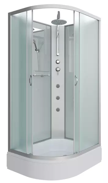 Душевая кабина «Niagara» NG-33184-14RBKTG 110/80 средний поддон матовая/серебро без крыши с гидромассажем правая
Душевая кабина «Niagara» NG-33184-14RBKTG 110/80 средний поддон матовая/серебро без крыши с гидромассажем правая