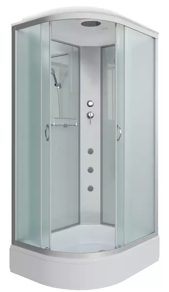 Душевая кабина «Niagara» NG-33184-14RG 110/80 средний поддон матовая/серебро с гидромассажем правая
Душевая кабина «Niagara» NG-33184-14RG 110/80 средний поддон матовая/серебро с гидромассажем правая