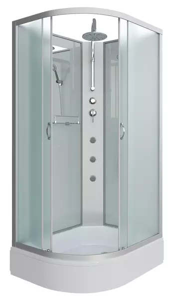 Душевая кабина «Niagara» NG-33394-14RBKTG 130/90 средний поддон матовая/серебро без крыши с гидромассажем правая
Душевая кабина «Niagara» NG-33394-14RBKTG 130/90 средний поддон матовая/серебро без крыши с гидромассажем правая