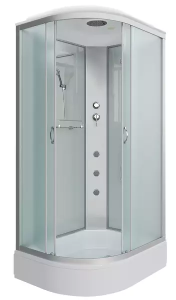 Душевая кабина «Niagara» NG-33394-14RG 130/90 средний поддон матовая/серебро с гидромассажем правая
Душевая кабина «Niagara» NG-33394-14RG 130/90 средний поддон матовая/серебро с гидромассажем правая