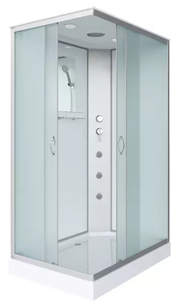 Душевая кабина «Niagara» NG-43285-14Q 120/80 низкий поддон матовая/серебро с гидромассажем универсальная
Душевая кабина «Niagara» NG-43285-14Q 120/80 низкий поддон матовая/серебро с гидромассажем универсальная