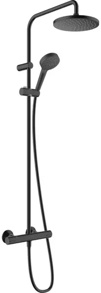 Душевая система «Hansgrohe» Vernis Blend Showerpipe 200 1jet 26089670 с термостатом чёрная матовая
Душевая система «Hansgrohe» Vernis Blend Showerpipe 200 1jet 26089670 с термостатом чёрная матовая