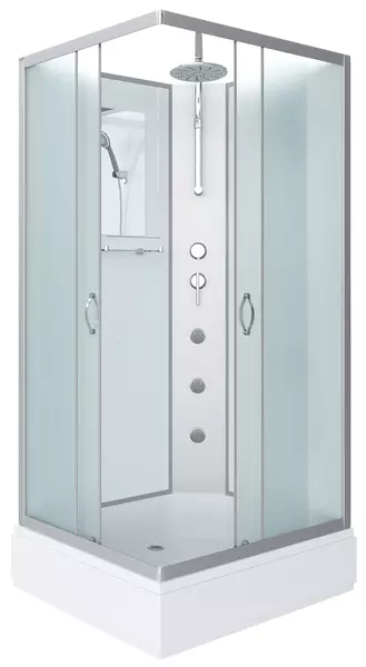 Душевая кабина «Niagara» NG-33984-14QBKTG 90/80 средний поддон матовая/белая без крыши с гидромассажем универсальная
Душевая кабина «Niagara» NG-33984-14QBKTG 90/80 средний поддон матовая/белая без крыши с гидромассажем универсальная