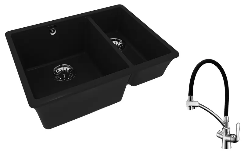 Мойка для кухни «Lemark» Sinara 550.2-U и смеситель 9910079-LM3070C искусственный камень антрацит
Мойка для кухни «Lemark» Sinara 550.2-U и смеситель 9910079-LM3070C искусственный камень антрацит
