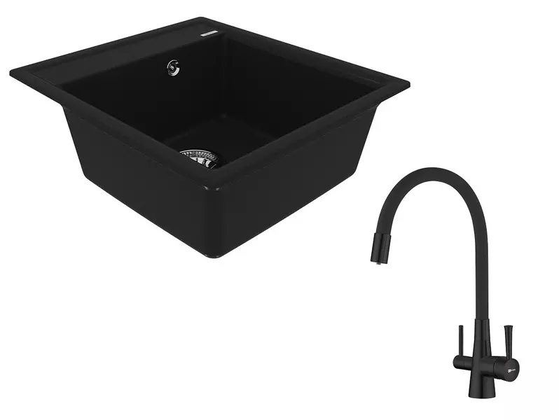 Мойка для кухни «Lemark» Hanka 450 и смеситель 9910007-LM3075BL искусственный камень антрацит
Мойка для кухни «Lemark» Hanka 450 и смеситель 9910007-LM3075BL искусственный камень антрацит