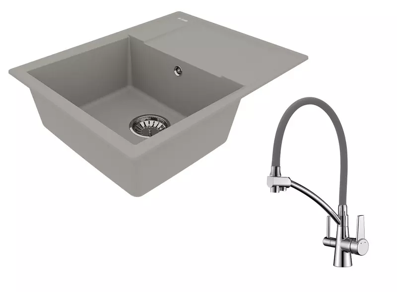 Мойка для кухни «Lemark» Imandra 640 и смеситель 9910021-LM3071C-Gray искусственный камень серый
Мойка для кухни «Lemark» Imandra 640 и смеситель 9910021-LM3071C-Gray искусственный камень серый