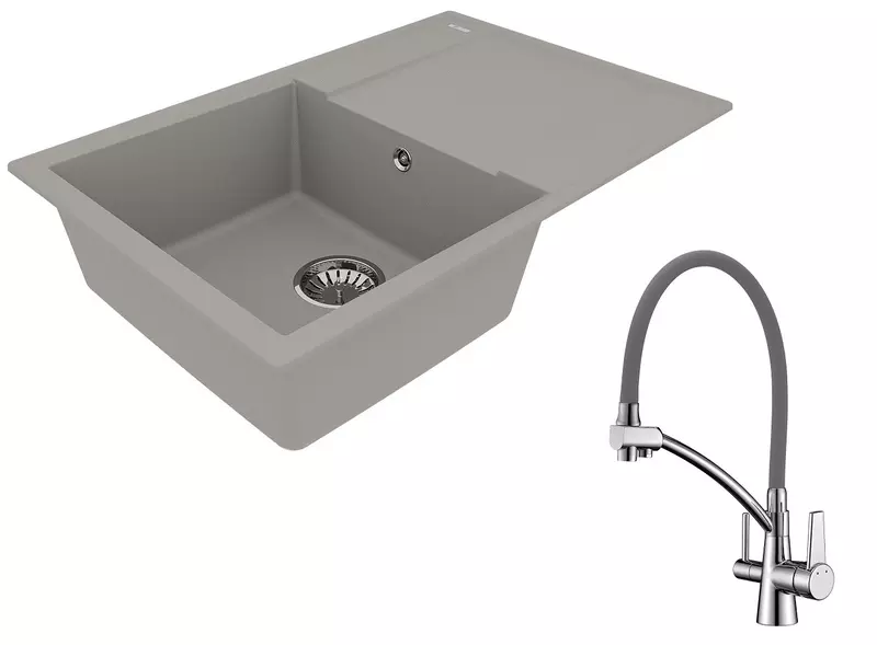 Мойка для кухни «Lemark» Imandra 760 и смеситель 9910027-LM3071C-Gray искусственный камень серый
Мойка для кухни «Lemark» Imandra 760 и смеситель 9910027-LM3071C-Gray искусственный камень серый