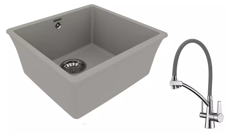 Мойка для кухни «Lemark» Sinara 440-U и смеситель 9910069-LM3071C-Gray искусственный камень серый
Мойка для кухни «Lemark» Sinara 440-U и смеситель 9910069-LM3071C-Gray искусственный камень серый