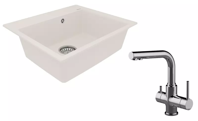Мойка для кухни «Lemark» Hanka 570 и смеситель 9910016-LM3061C искусственный камень жасмин/хром
Мойка для кухни «Lemark» Hanka 570 и смеситель 9910016-LM3061C искусственный камень жасмин/хром