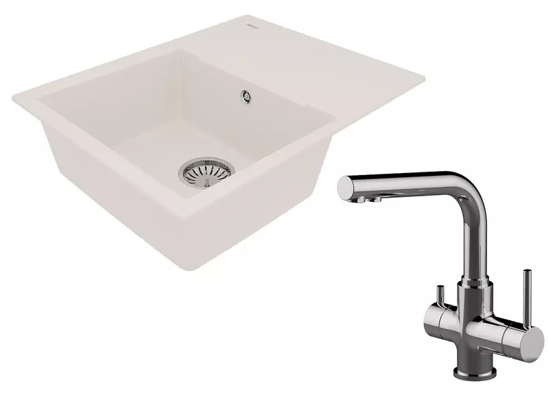 Мойка для кухни «Lemark» Imandra 640 и смеситель 9910022-LM3061C искусственный камень жасмин/хром
Мойка для кухни «Lemark» Imandra 640 и смеситель 9910022-LM3061C искусственный камень жасмин/хром