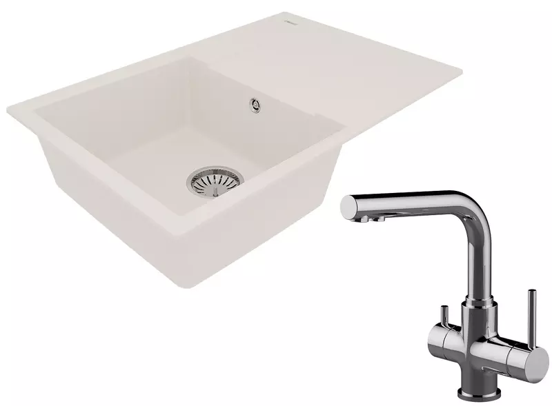 Мойка для кухни «Lemark» Imandra 760 и смеситель 9910028-LM3061C искусственный камень жасмин/хром
Мойка для кухни «Lemark» Imandra 760 и смеситель 9910028-LM3061C искусственный камень жасмин/хром
